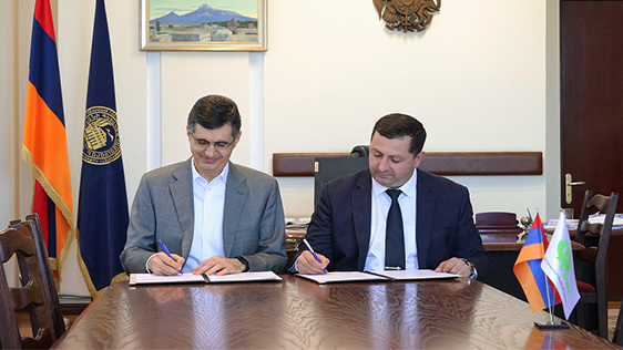 Yerevan State University and Ucom signed a  Memorandum of Cooperation